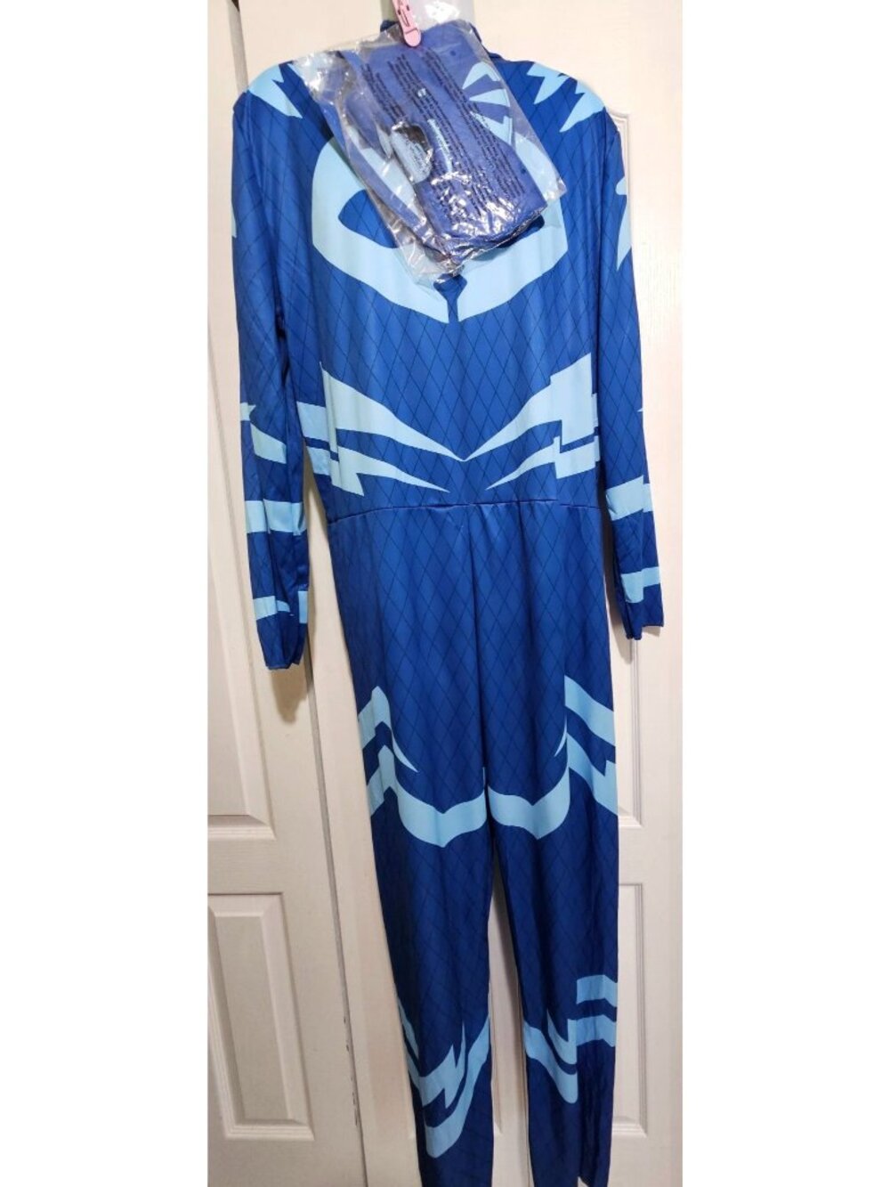 PJ Masks Catboy Adult Costume Blue Cat Boy Mask Tail Halloween Birthday Party XL